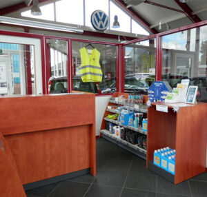 Shop van het Avia Tankstation